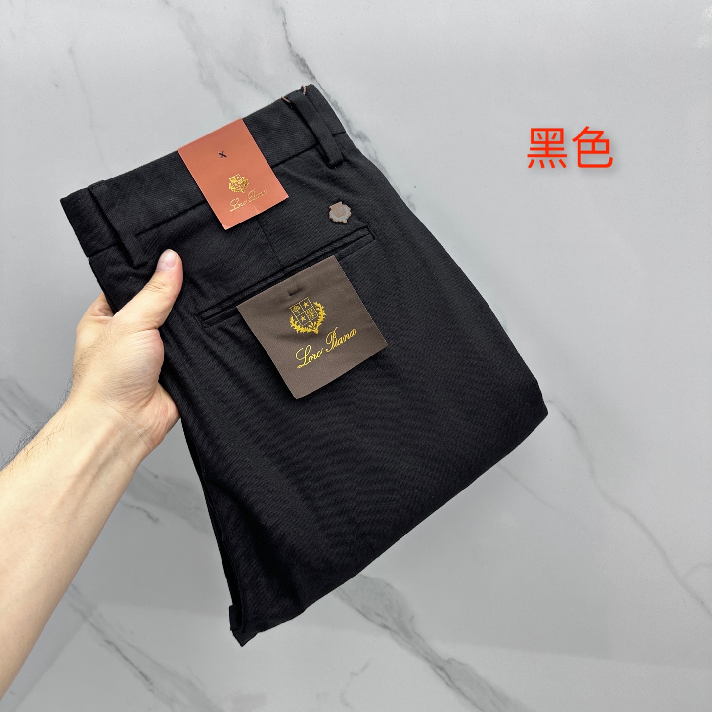🆕Lss春夏新品休闲裤西裤，官网同步发售，裤身工艺设计，客供辅料、高定棉麻面料，代工厂出品免检！每个细节