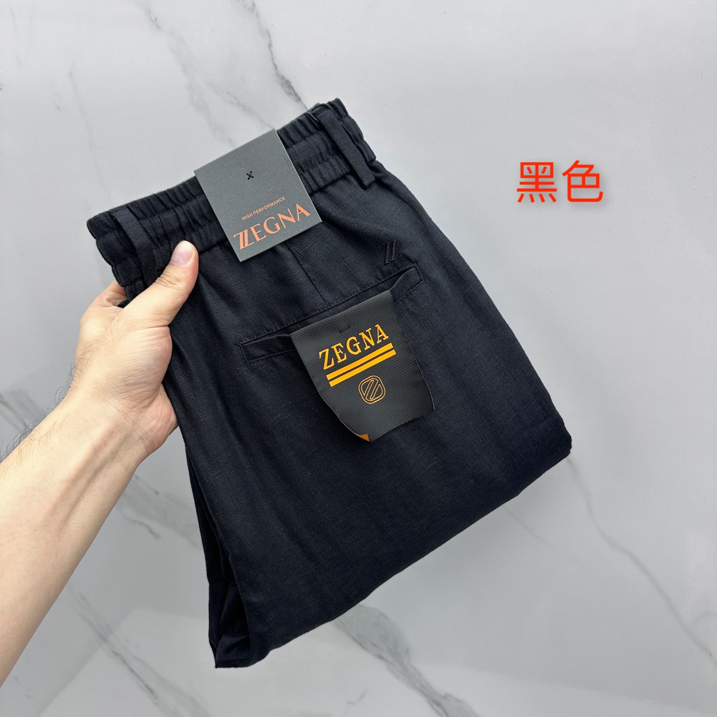 🆕zEGNA杰尼亚 春夏新品棉麻休闲西裤，官网同步发售，裤身工艺设计，客供辅料、高定棉麻面料，柔软丝滑，