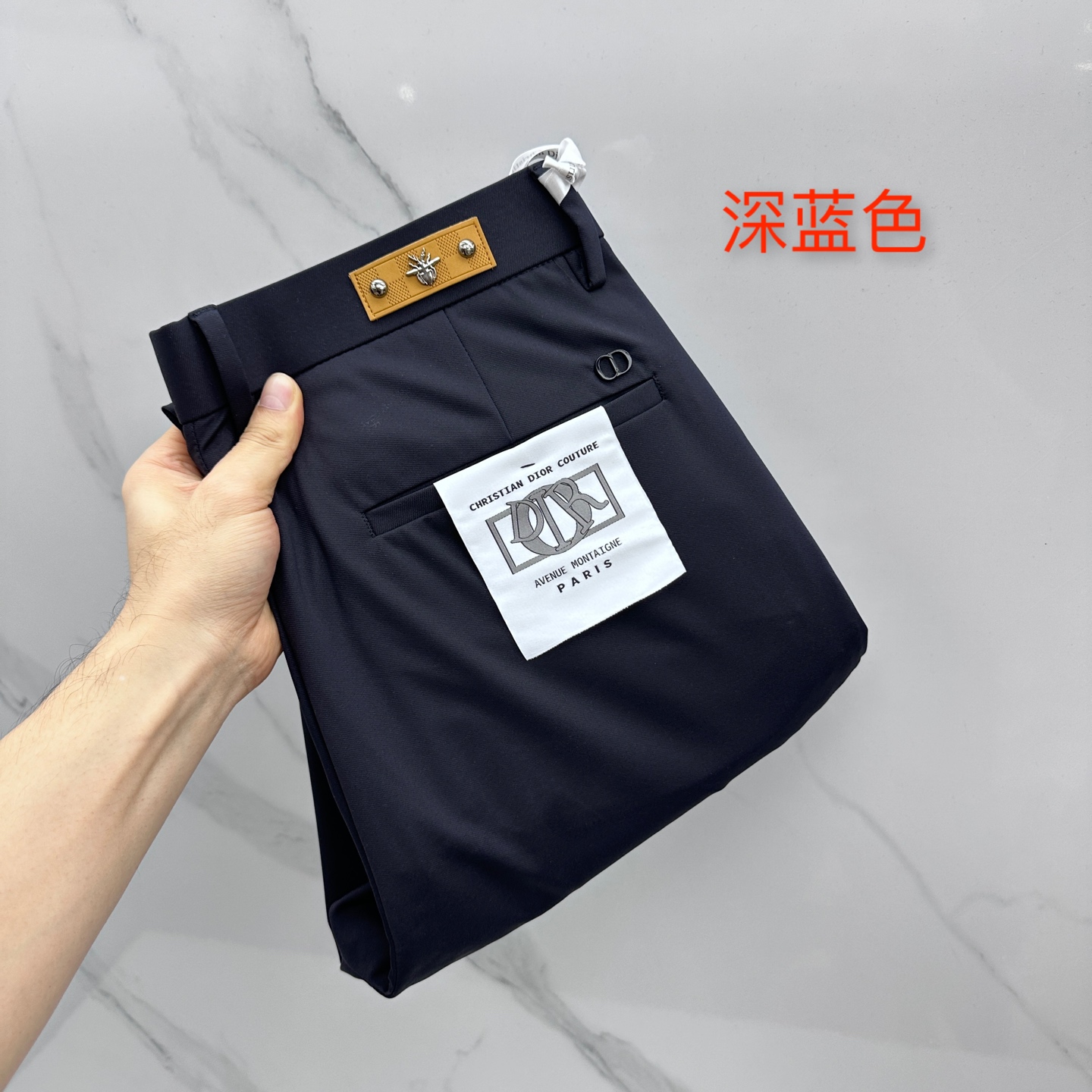 🆕Dior迪奥 春夏新品休闲西裤，官网同步发售，裤身工艺设计，橡筋抽绳裤腰，客供辅料、面料定制，柔软丝滑