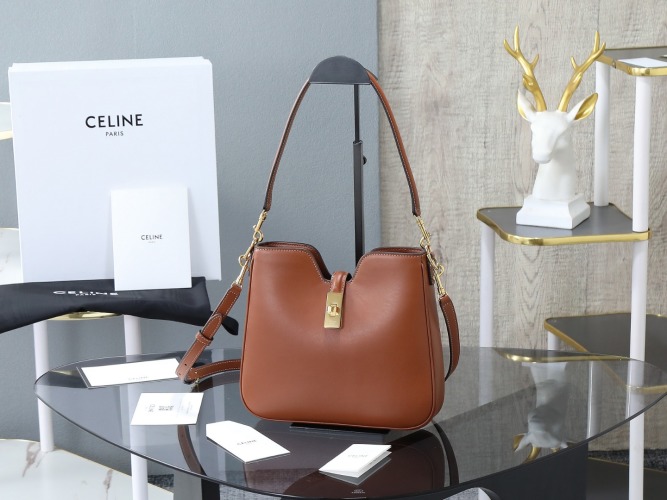 Celine Camille 16 Soft Bag, Leather Hobo Handbag with Adjustable Straps 1 Celine Camille 16 Soft Bag, Leather Hobo Handbag with Adjustable Straps