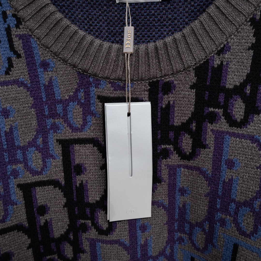 Dior 款式：迪奥DIOR满印针织毛衣