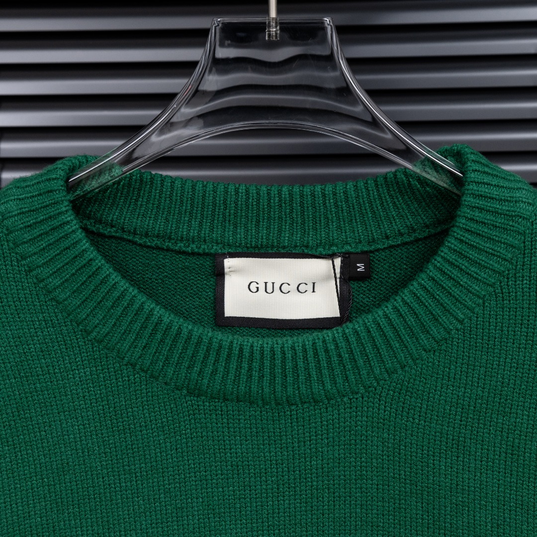 Gucci 款式：古驰GUCCI草写字母针织毛衣