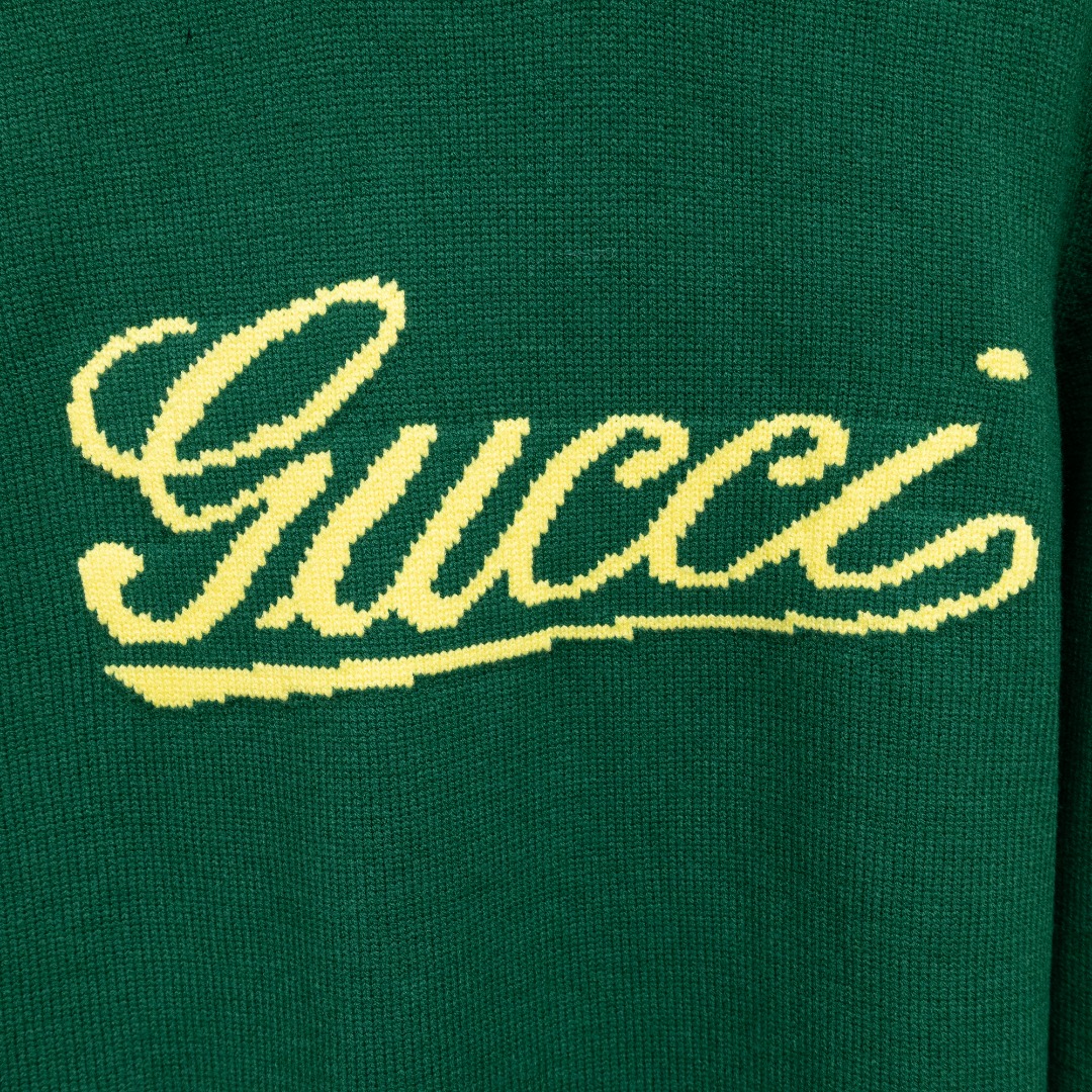 Gucci 款式：古驰GUCCI草写字母针织毛衣