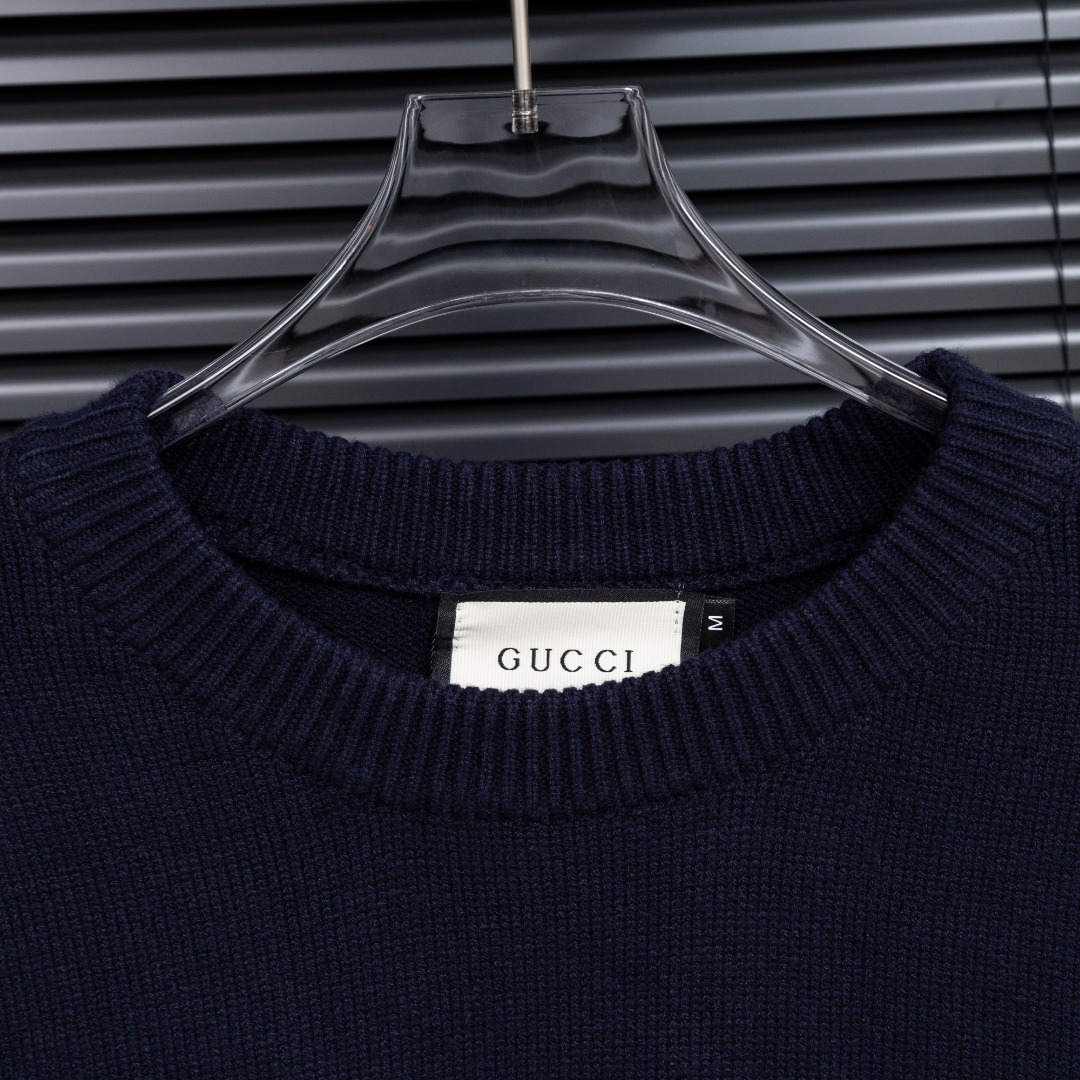 Gucci 款式：古驰GUCCI草写字母针织毛衣