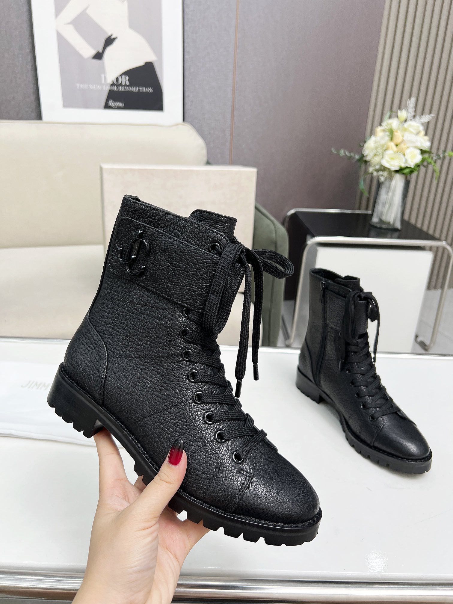 Jimmy Choo CEIRUS FLAT Calf Ankle Boots – Features, Price, and Details - 图片 6