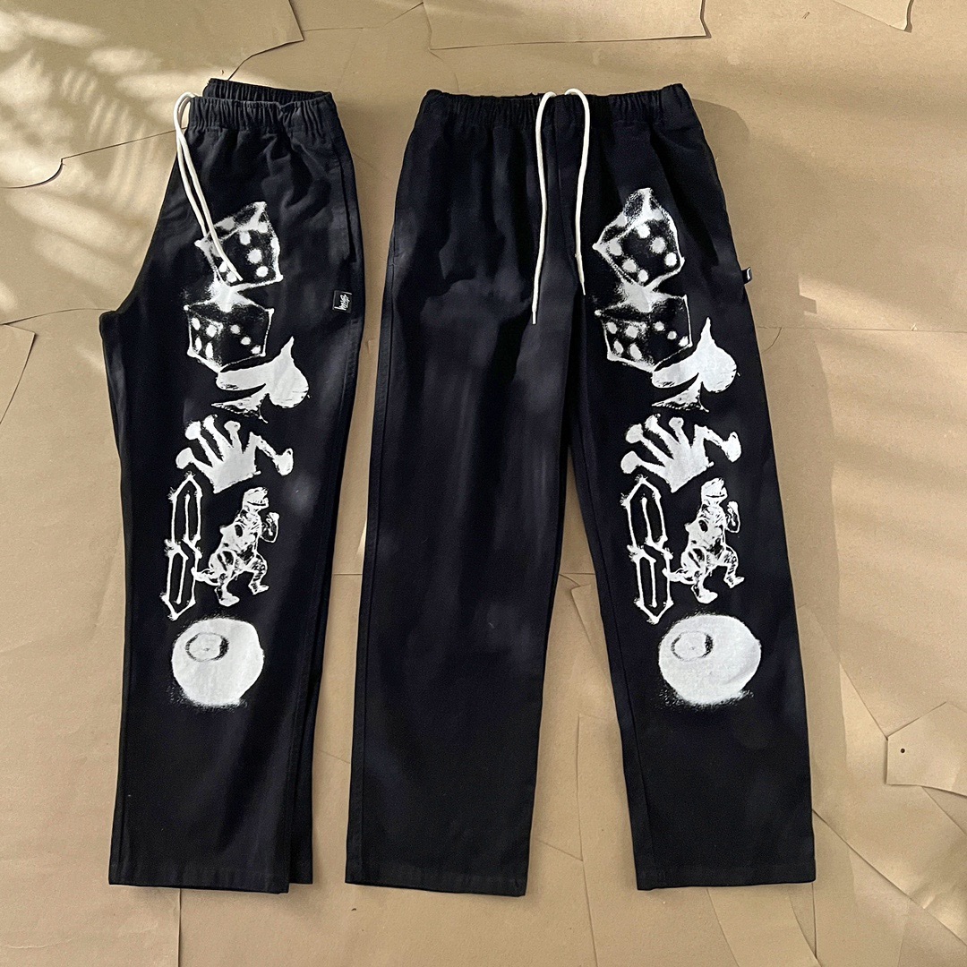 for sale online
 Stussy Clothing Pants & Trousers Doodle Printing Unisex Casual