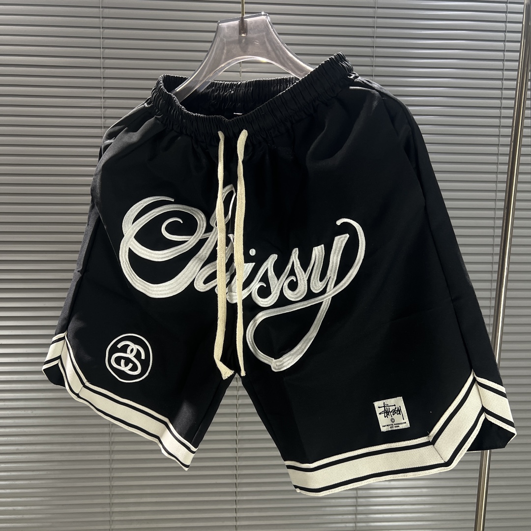 Stussy 2024FW Collection: Big Logo Embroidered Shorts for Summer Tour - 图片 4