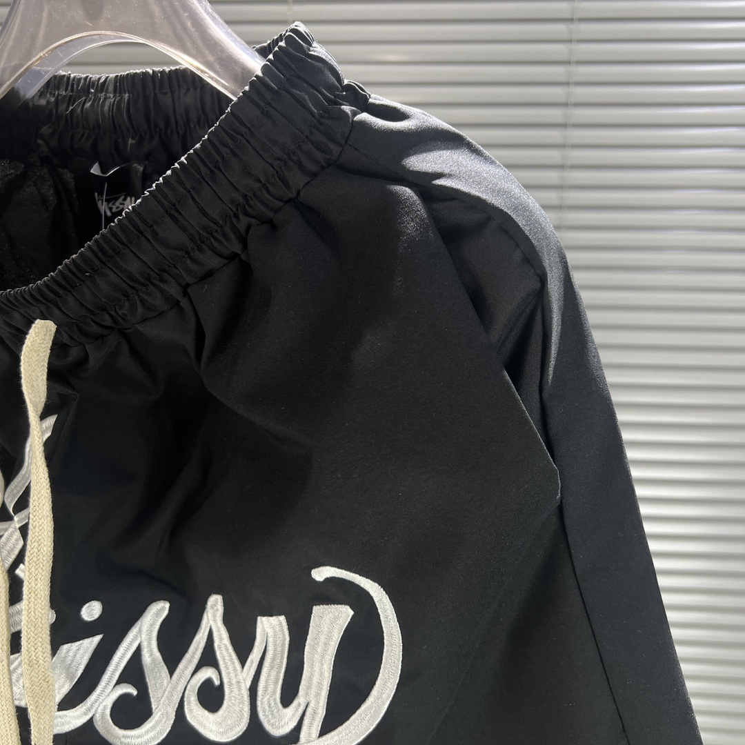 Stussy 2024FW Collection: Big Logo Embroidered Shorts for Summer Tour - 图片 8