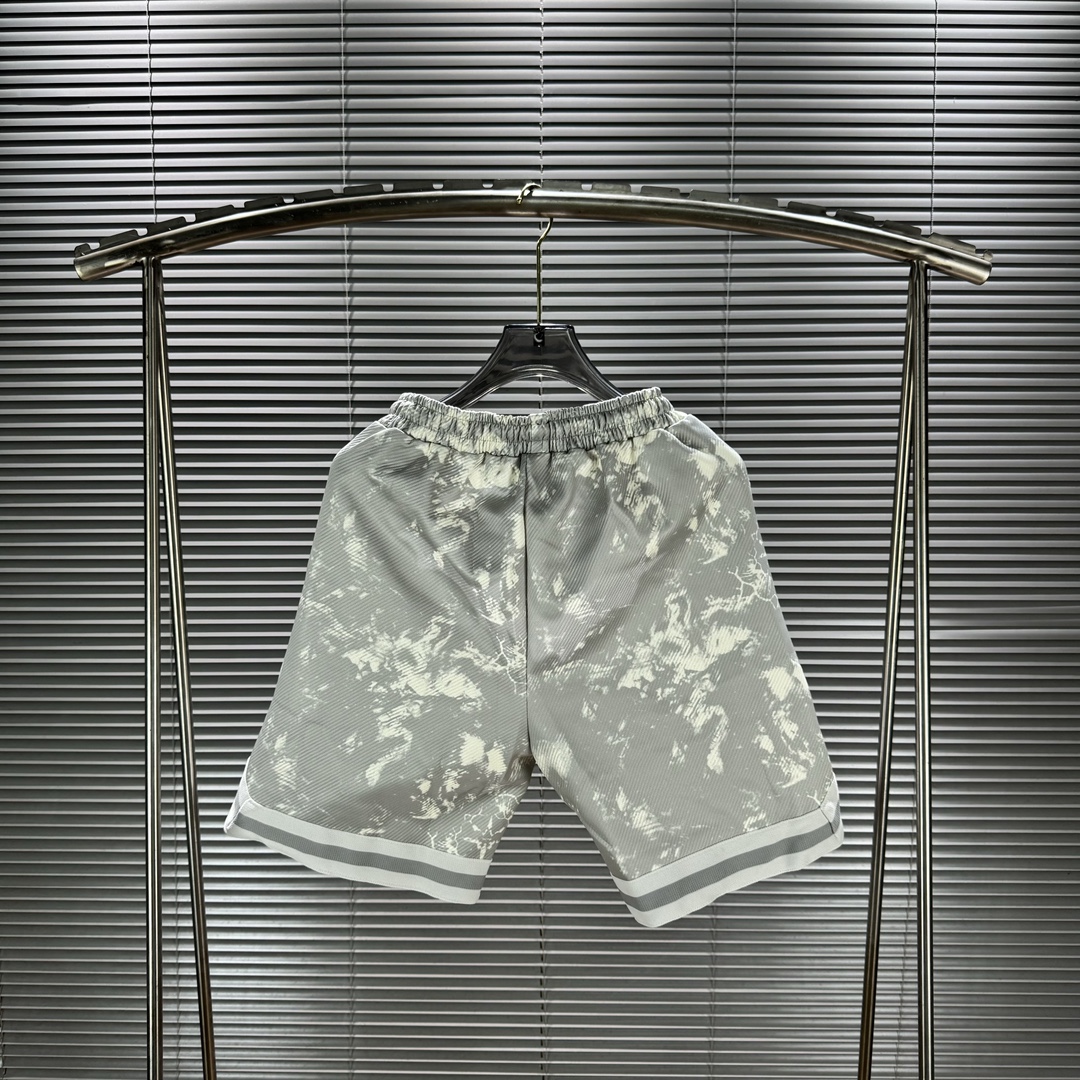Stussy’s 2024 Logo Embroidered American Shorts in Ash, Sizes M-XL. - 图片 3