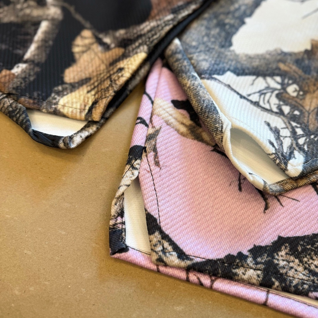 Stussy 24ss Black Pink Summer Vacation Series Cotton T-shirt with Digital Printing - 图片 7