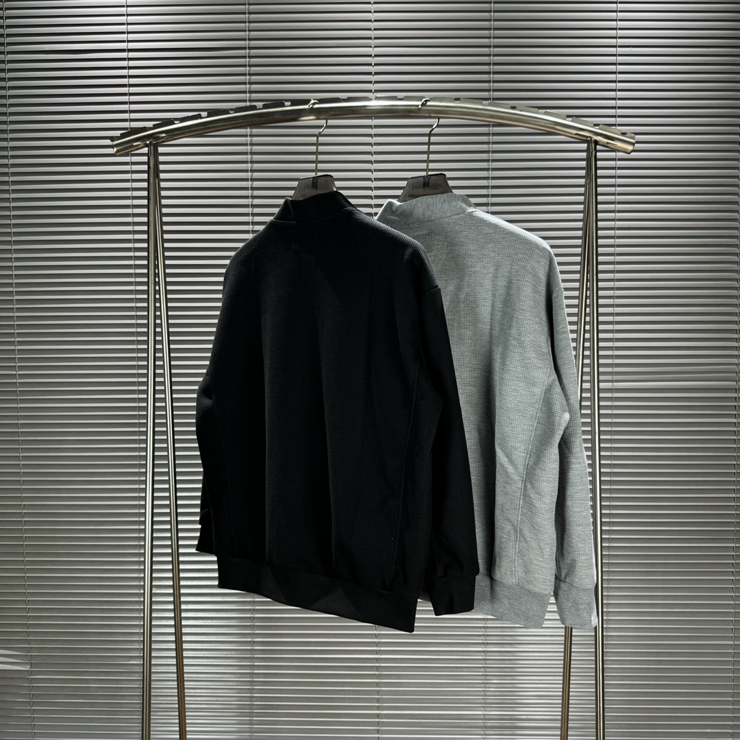 Stussy 24aw Wavgar Coat Collection: Casual, Multi-Branded, High-Quality, Gray and Black Options - 图片 2