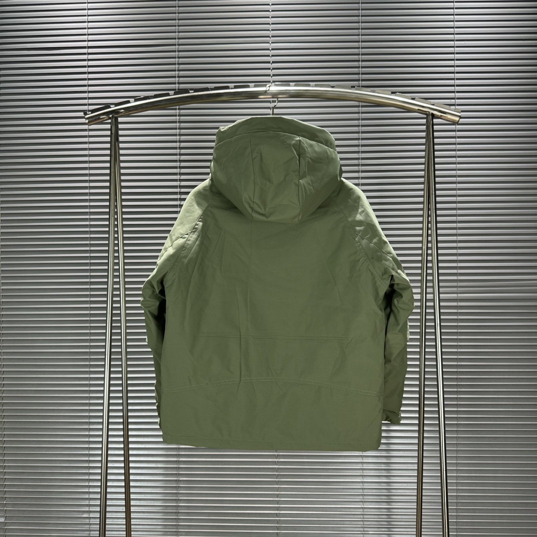 CDA#STW77 Stone Island Graphite-Heated Velvet Cotton Jacket with Magic Logo - 图片 5