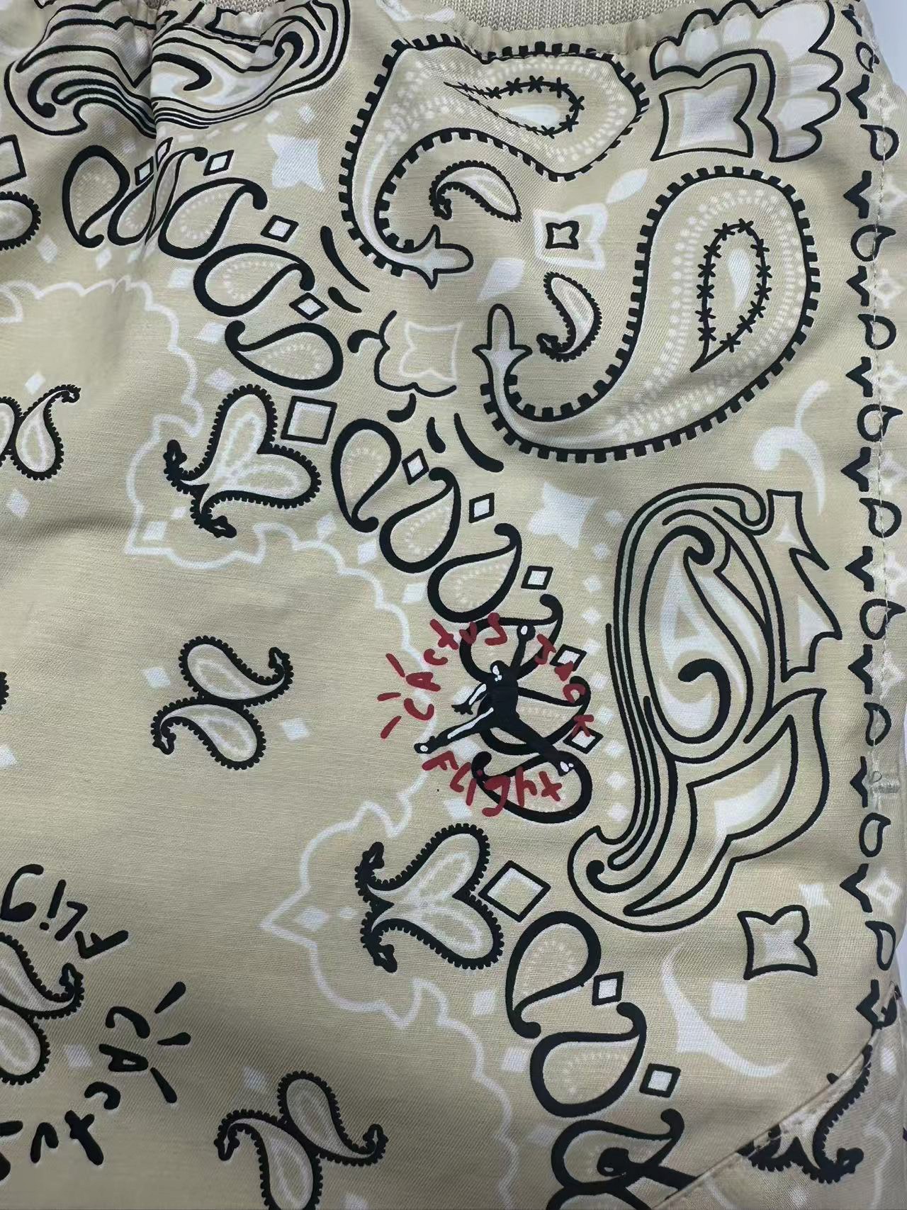 Jordan x Travis Scott Cashew Nut Style Sports Shorts Infograph: Sizing and Features - 图片 6