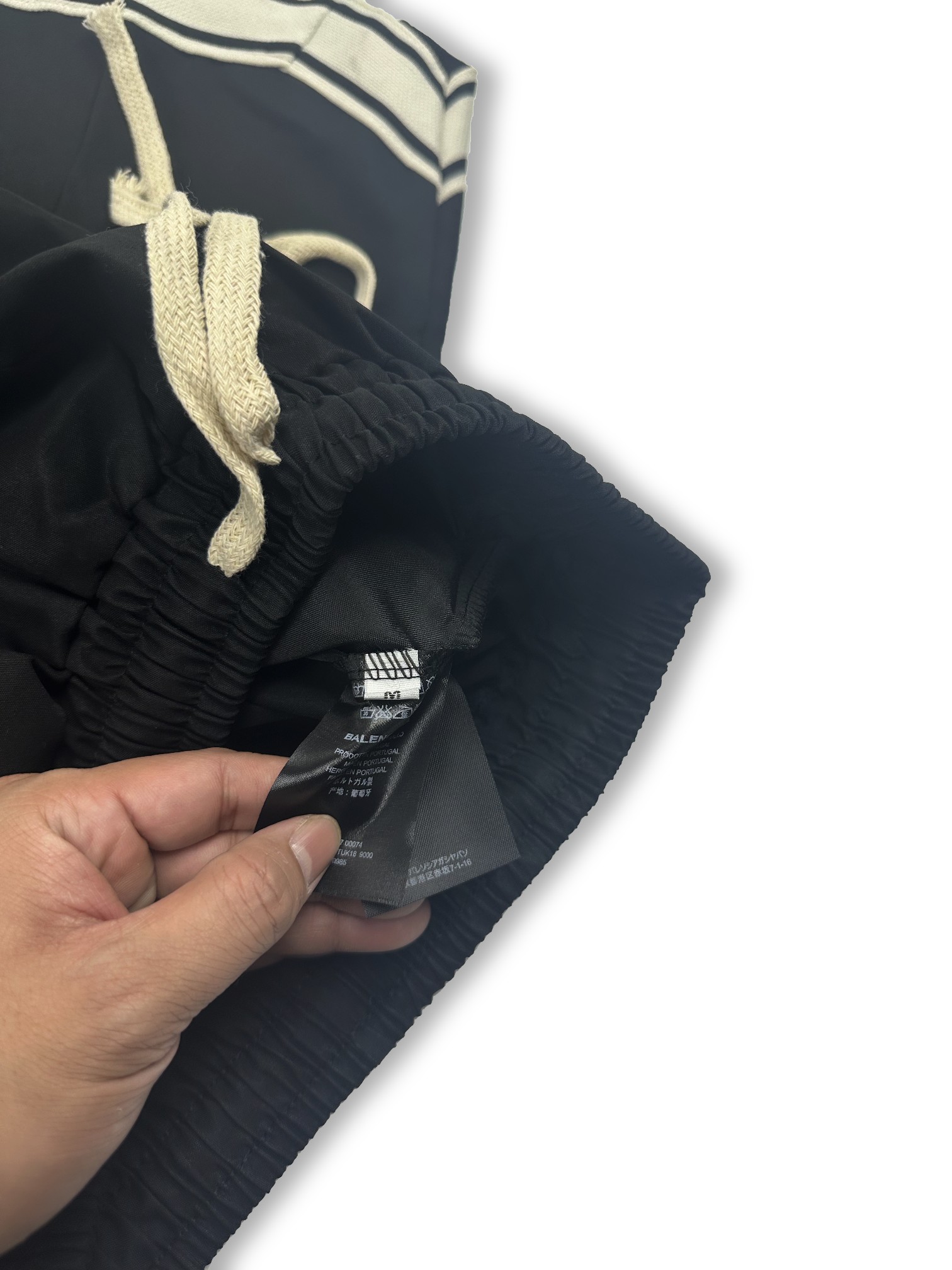 Balenciaga 24Fw Black Oversized Stereo Cutting Pants with Embroidery – Sizes M to XL - 图片 6