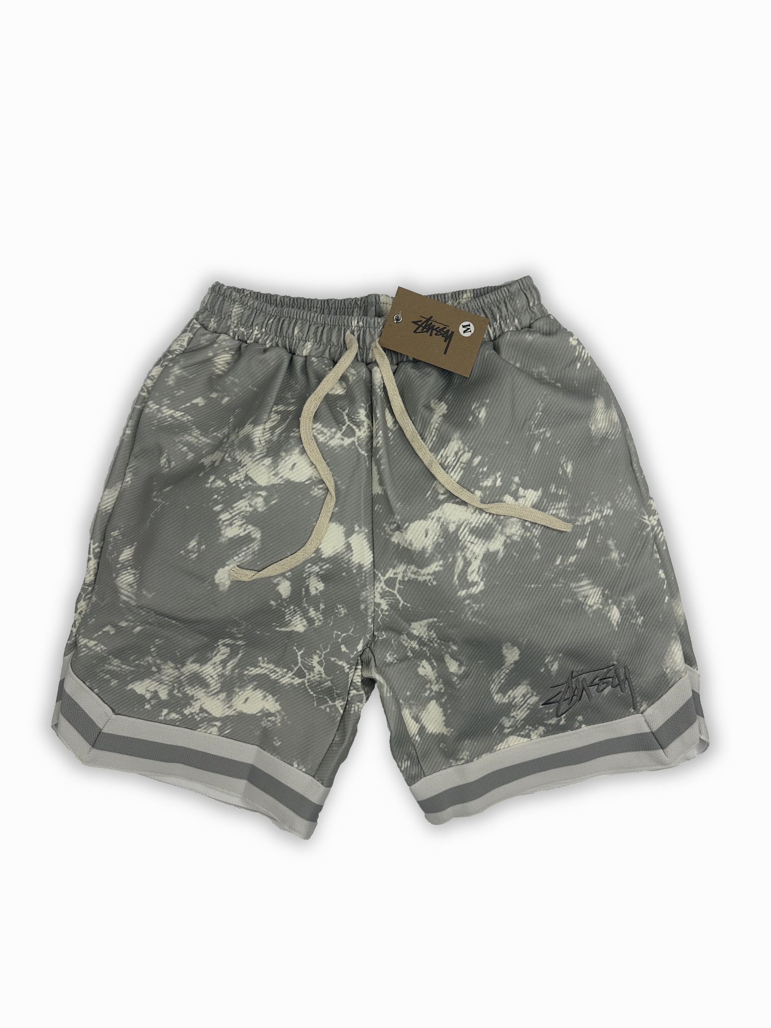 Stussy 2024 Ash Shorts with Embroidered Logo, Various Sizes Available - 图片 2