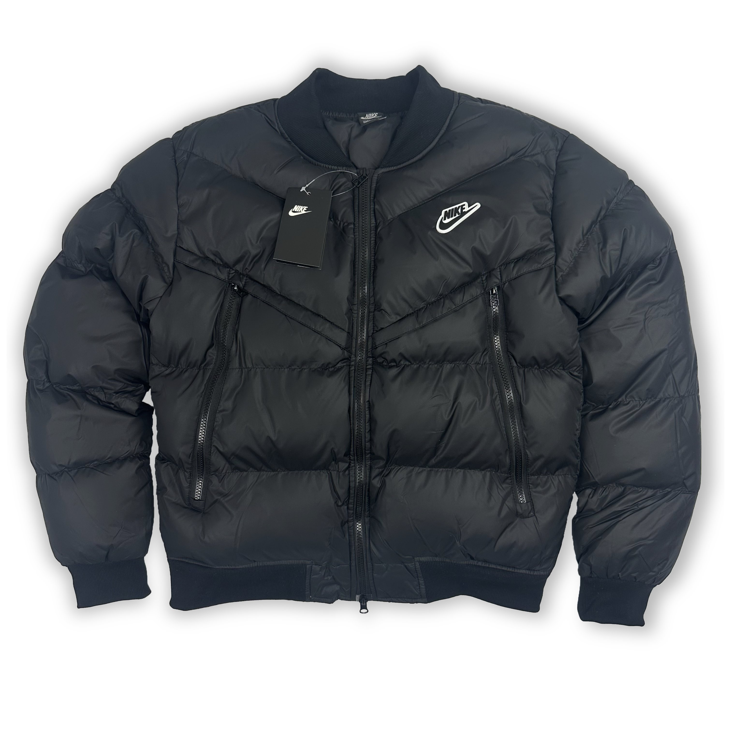 Nike’s Winter Baseball Flight Jacket in Black and Green, Perfect Quality Heat. - 图片 2