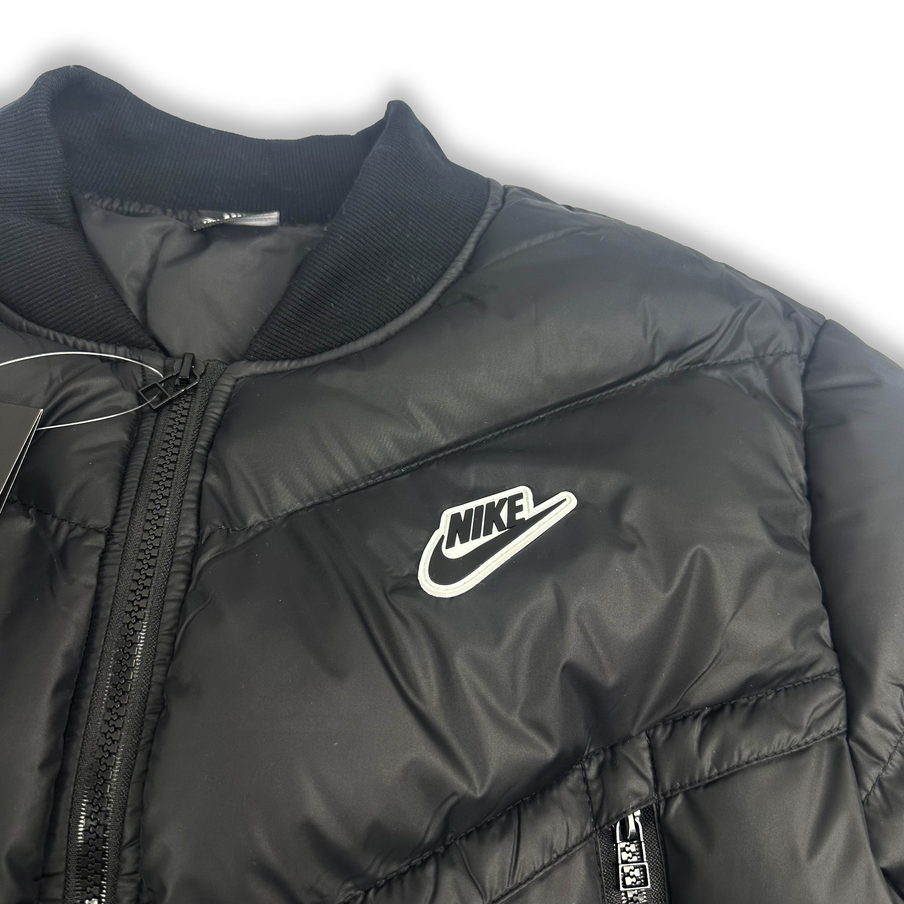 Nike’s Winter Baseball Flight Jacket in Black and Green, Perfect Quality Heat. - 图片 5