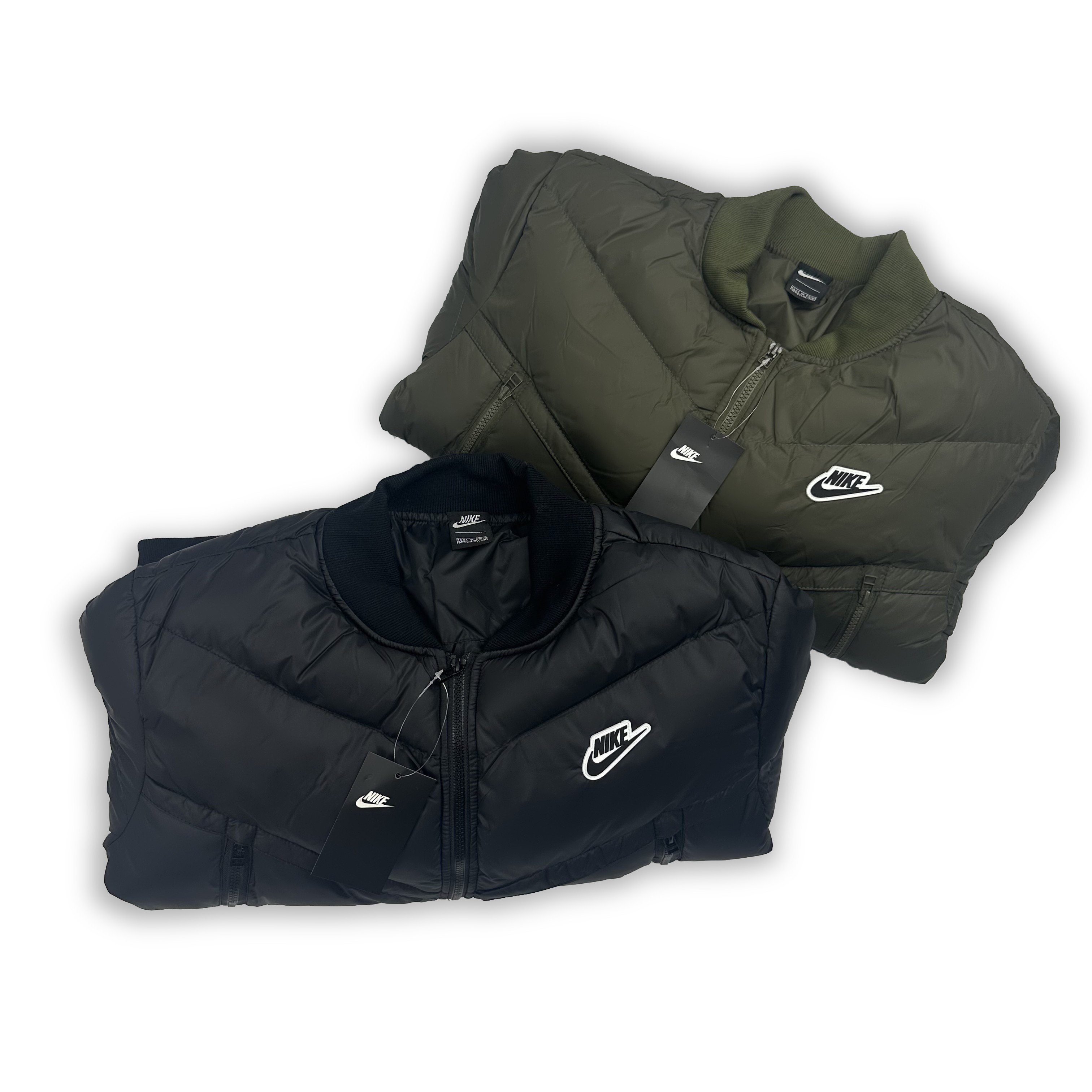 Nike’s Winter Baseball Flight Jacket in Black and Green, Perfect Quality Heat. - 图片 8