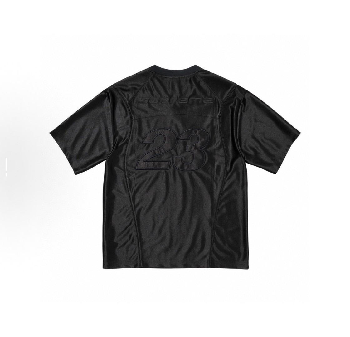 Custom Supreme x AJ Jordan Basketball Suit with Gold-Light Silk and High-Quality Embroidery - 图片 8