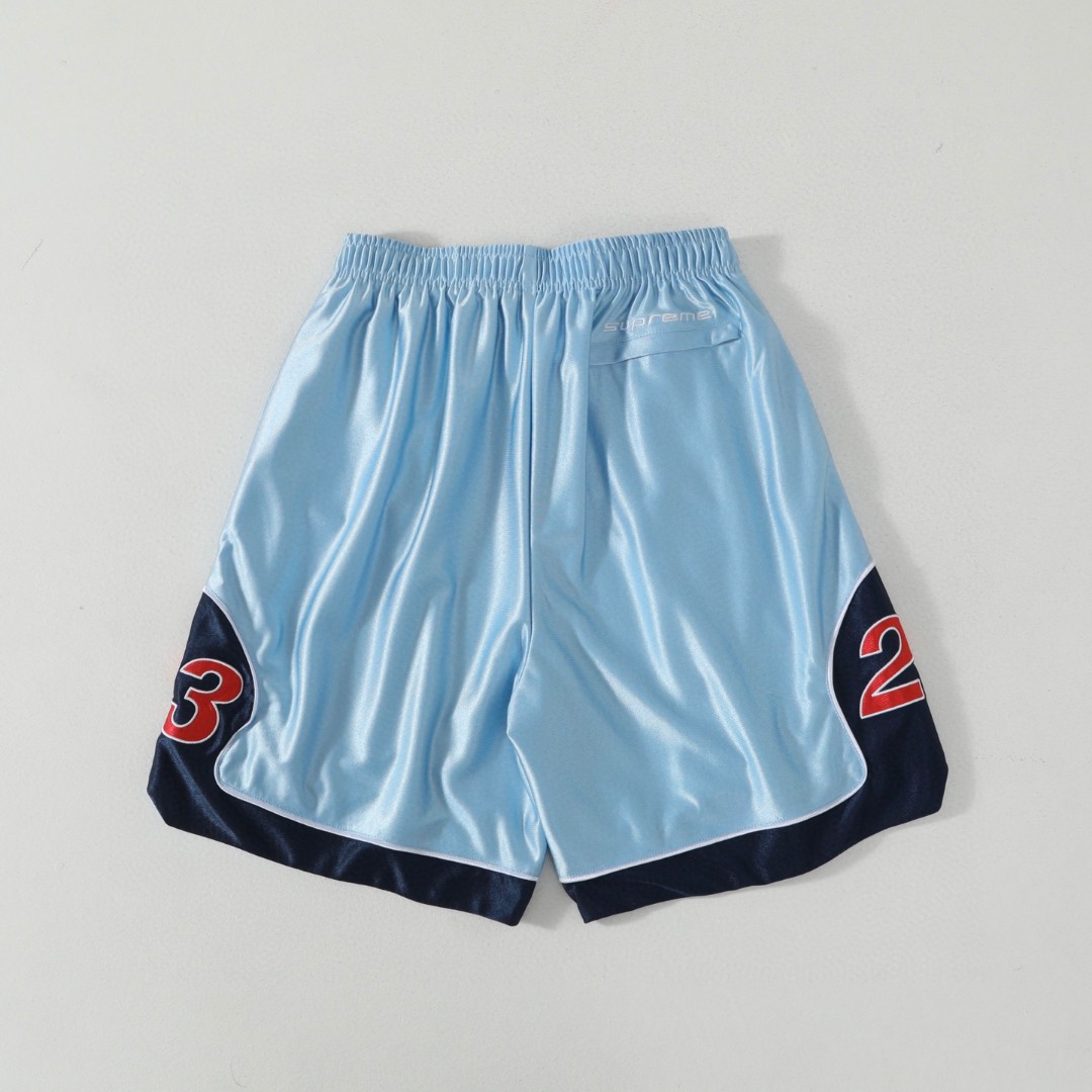 “Supreme x AJ Jordan Custom Silk Basketball Suit with High-Quality Embroidery” - 图片 5
