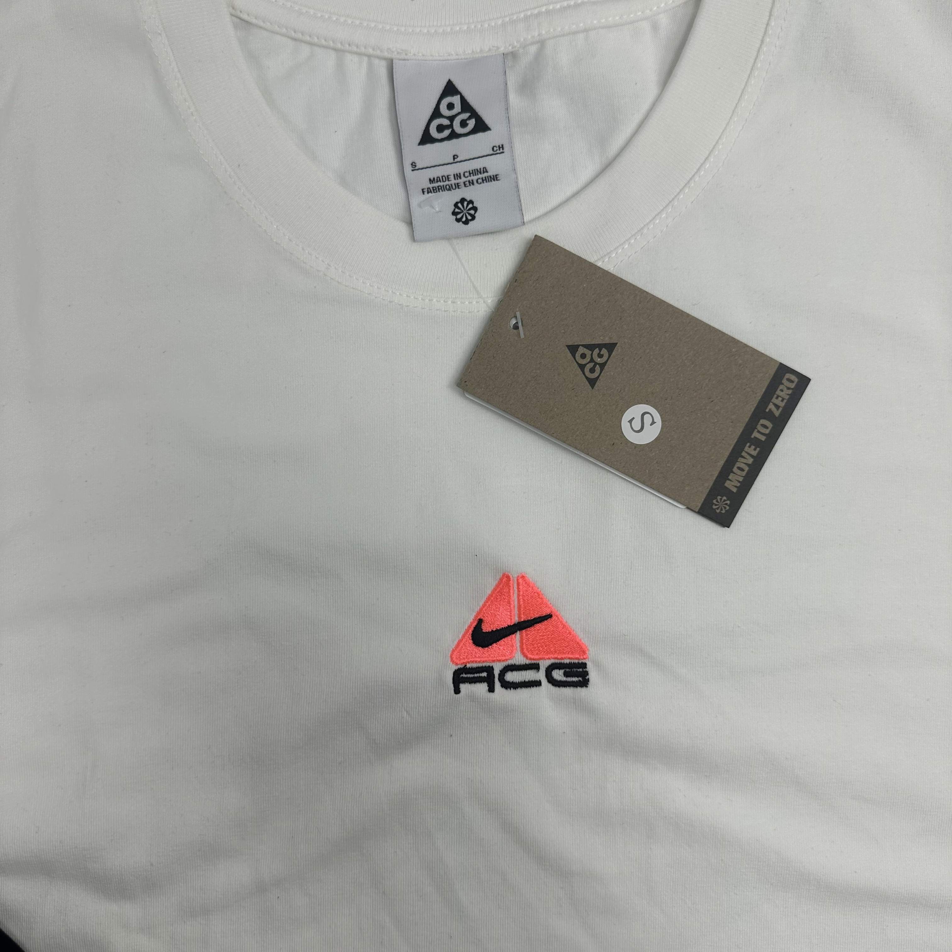 Nike ACG Short Sleeves: Logo Embroidery, Unisex, 100% Polyester-Cotton, Various Sizes & Colors - 图片 5