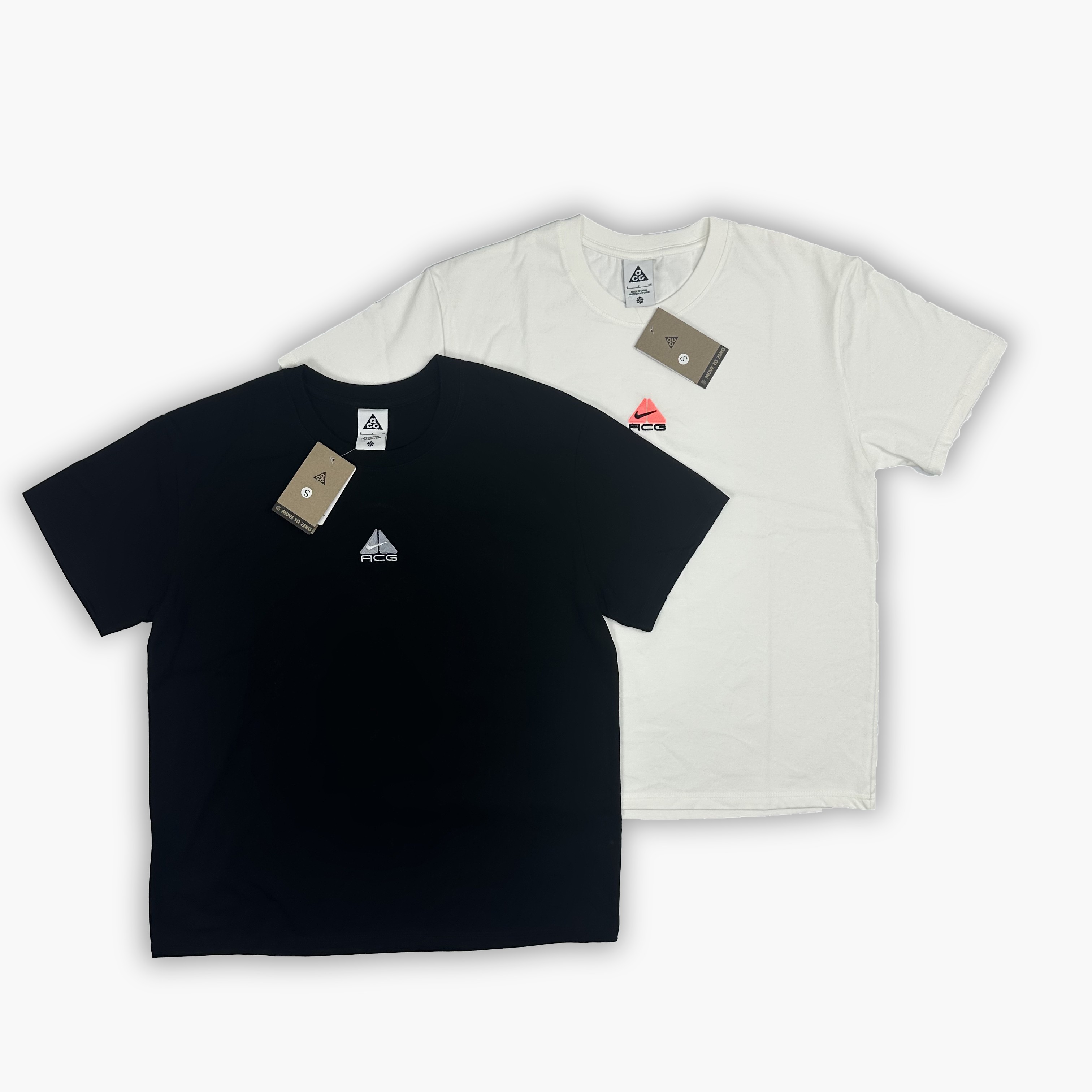 Nike ACG Short Sleeves: Logo Embroidery, Unisex, 100% Polyester-Cotton, Various Sizes & Colors - 图片 1