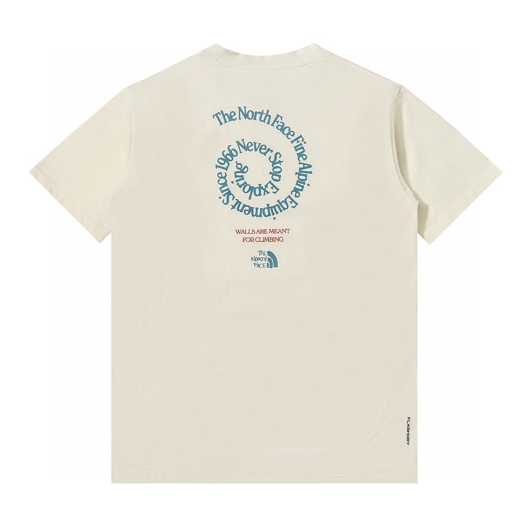 “204 CDA#4011 White Rice Cotton T-shirt by The North Face” - 图片 3