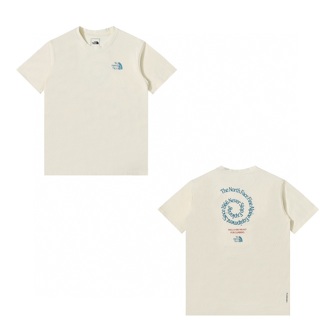 “204 CDA#4011 White Rice Cotton T-shirt by The North Face” - 图片 1
