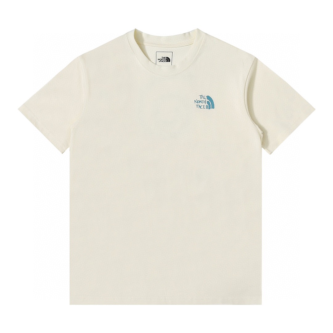 “204 CDA#4011 White Rice Cotton T-shirt by The North Face” - 图片 2