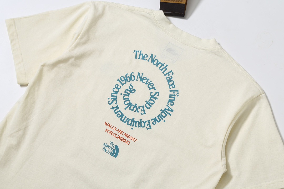 “204 CDA#4011 White Rice Cotton T-shirt by The North Face” - 图片 7