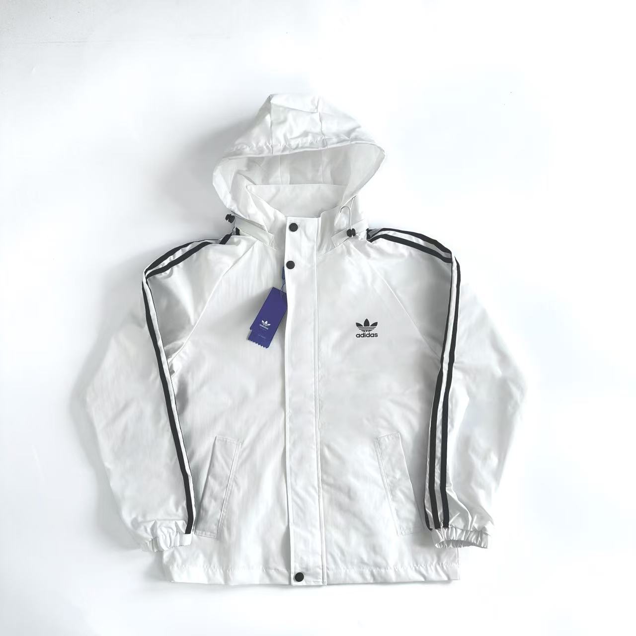 Classic Retro Sports Jacket for Men and Women: Black, Green, White, Sizes M-XXL - 图片 2