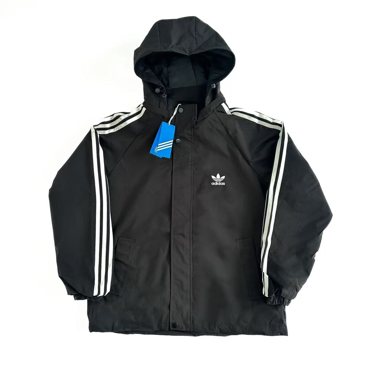 Classic Retro Sports Jacket for Men and Women: Black, Green, White, Sizes M-XXL - 图片 1