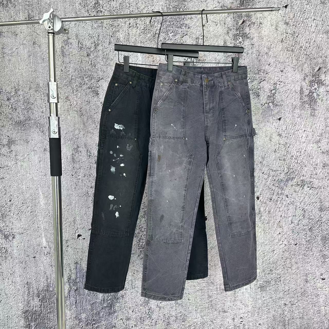 CDA#8011 
顶级vtg Carhartt WIP卡哈特vintage泼墨破洞做旧复古伐...