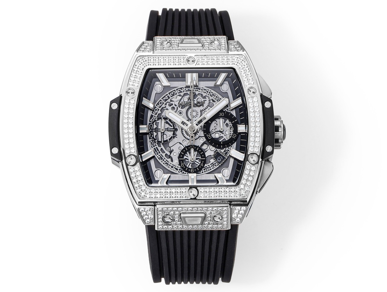 Mejor réplica de diseñador
 Hublot Big Bang Reloj Resina Caucho Cinturón Goma