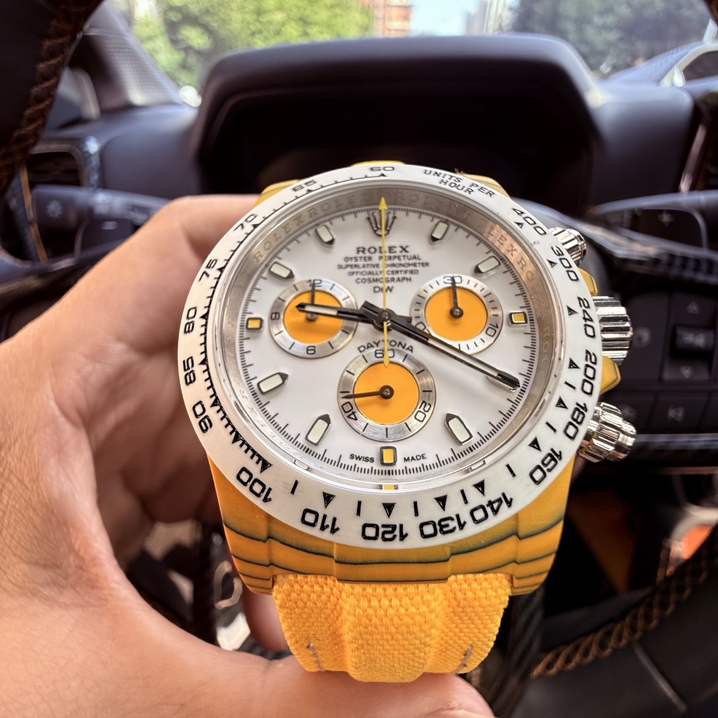 Rolex Daytona yellow 40mm Men's Automatic