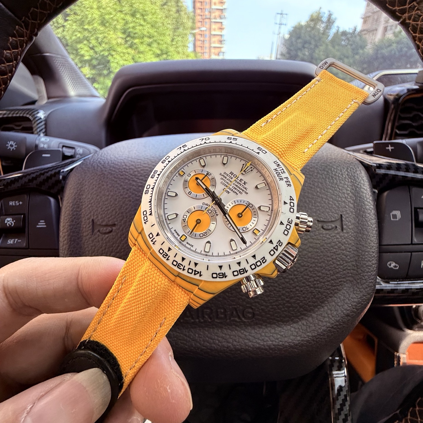 Rolex Daytona yellow 40mm Men's Automatic