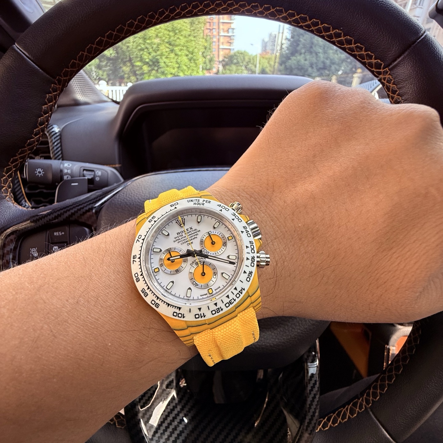 Rolex Daytona yellow 40mm Men's Automatic