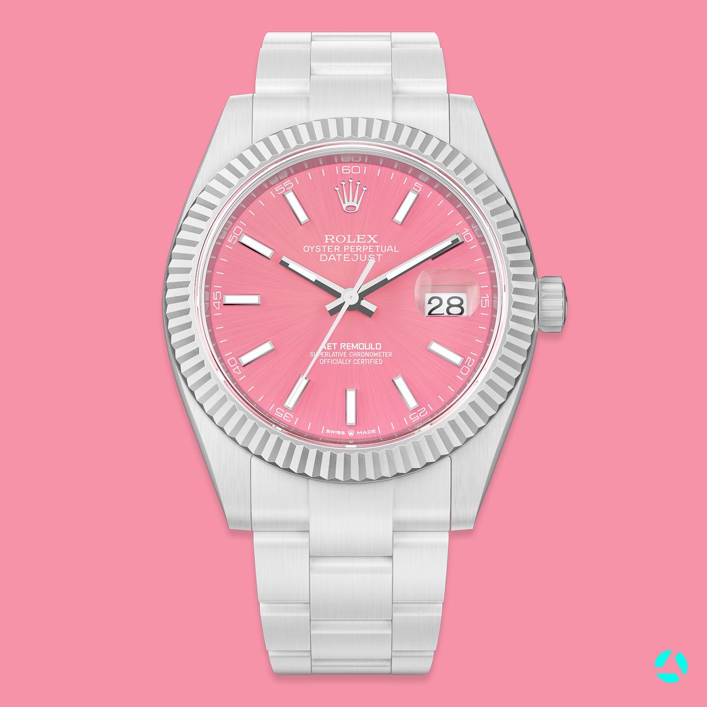NO:859070,PPM's 'new summer product' ROLEX Logbook AET REMOULD 41mm all-ceramic Datejust, made of fine matte white ceramic, has an invincible texture, is ultra-light to handle, and has no heavy feeling of metal. The pure appearance contains structural beauty. The seemingly simple design actually contains the craftsman's ingenuity. The new dial uses color to interpret the impression of the city, and the sunray design adds visual depth, presenting multiple levels of subtleties.  PPM launches the ceramic version of Datejust this time with five dial colors to choose from: classic green, cherry blossom red, ivory white, Tiffany blue, navy... The dial is gentle and romantic, showing a delicate luster under the light. It uses the original integrated movement, classic date window and Oyster buckle, full of details, which not only retains the essence of Rolex, but also injects new vitality,,tiffany,rolex19860909PPM “夏季新品”ROLEX 日志AET REMOULD 41mm全陶瓷日志型,细腻的哑光白陶瓷,质感无敌,上手超轻盈,完全没有金属的厚重感.纯净外观蕴含的结构之美 看似简约的设计实则蕴含工匠的巧思.新品表盘以色彩诠释城市印象,太阳纹设计更添视觉深度,呈现多重层次的精妙之处. PPM此次推出陶瓷版本日志型有五个表盘颜色可选:经典绿、樱花红、象牙白、蒂芙尼蓝、藏青… 表盘温柔又浪漫,在光线下呈现出细腻的光泽,采用原装一体机芯,经典的日期窗和蚝式表扣,细节拉满,既保留了劳力士的精髓,又注入了全新的活力,,tiffany,rolex,Watch