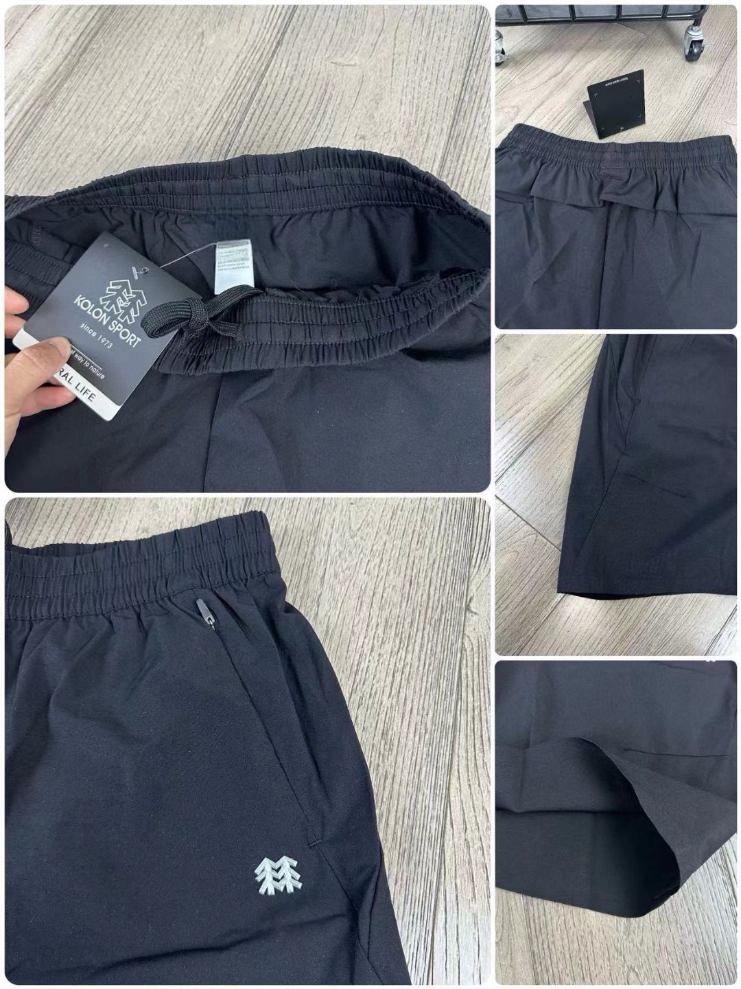  💰💰115
KOLON S💰ORT/可隆夏运动休闲短裤
 此款舒适短裤手感光滑细腻，四面弹力，弹力适中，裤子的自重非常轻，上身如若无物，健身跑步无压力，活动自如，没有紧绷感。运B1241动风设计，冰爽丝滑，快干透气，舒适，不贴身，手感柔软有弹性，防水速干，干爽舒适，双手推荐款，上身很舒服; 松紧弹力腰带，搭配腰带设计，轻松调节腰部松紧度,灵活调节，活动自如； 简洁实用，出行更轻松; 无惧小雨侵袭，采用防水面料，无惧天气变化，时候保持干爽。
颜色：黑色 绿色 卡其
尺码：M-3XL
           腰围    臀围    裤长    建议体重
M         71       57        55    120-130斤
L          74       59        57    130-140斤
XL       77        61        59    140-150斤
XXL     80       63         61    150-160斤
3XL     83       65         63    165-180斤
（手工测量，误差1-2cm左右）...






