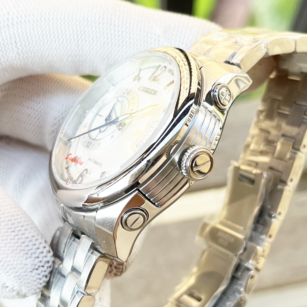 “West Iron City NP6300 Series: Men’s Wristwatch with Nightlight and Steel Band” - 图片 5