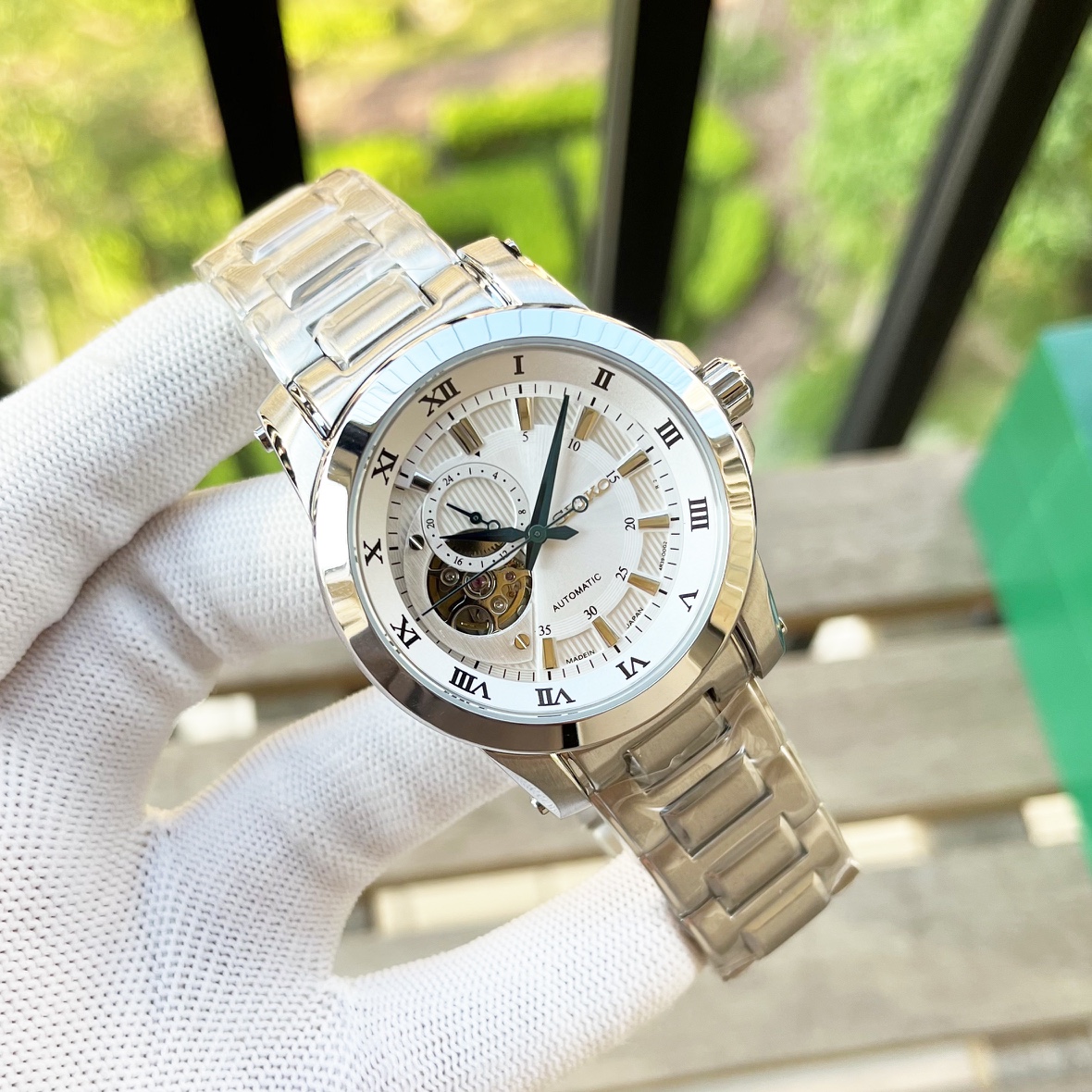 Super-SEIKO Courtyard Empty Series: Stylish, Upgraded, Business Watch with 4R39 Core - 图片 6