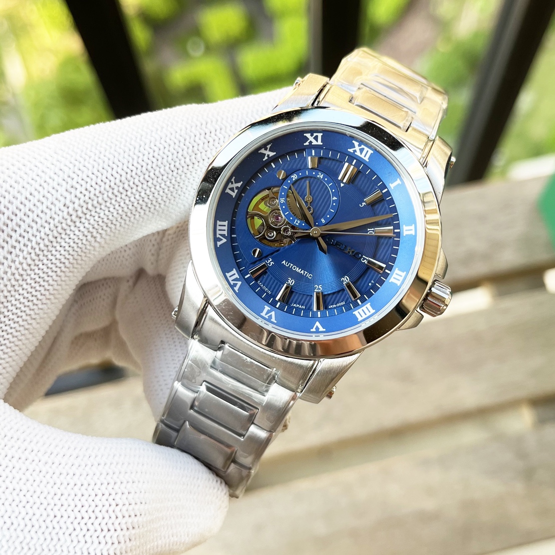 Super-SEIKO Courtyard Empty Series: Stylish, Upgraded, Business Watch with 4R39 Core - 图片 5