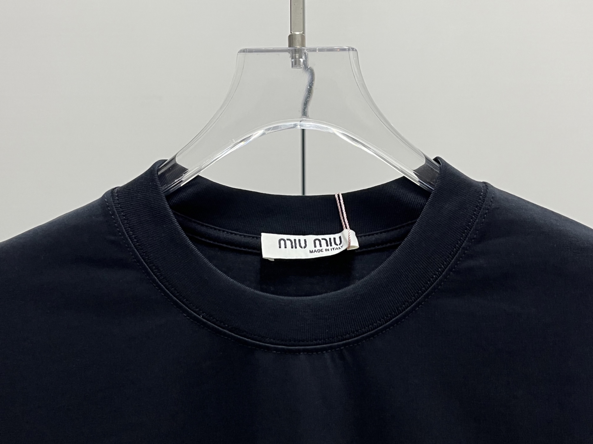 Miumiu/缪缪 25ss 压胶字母Logo短袖T恤