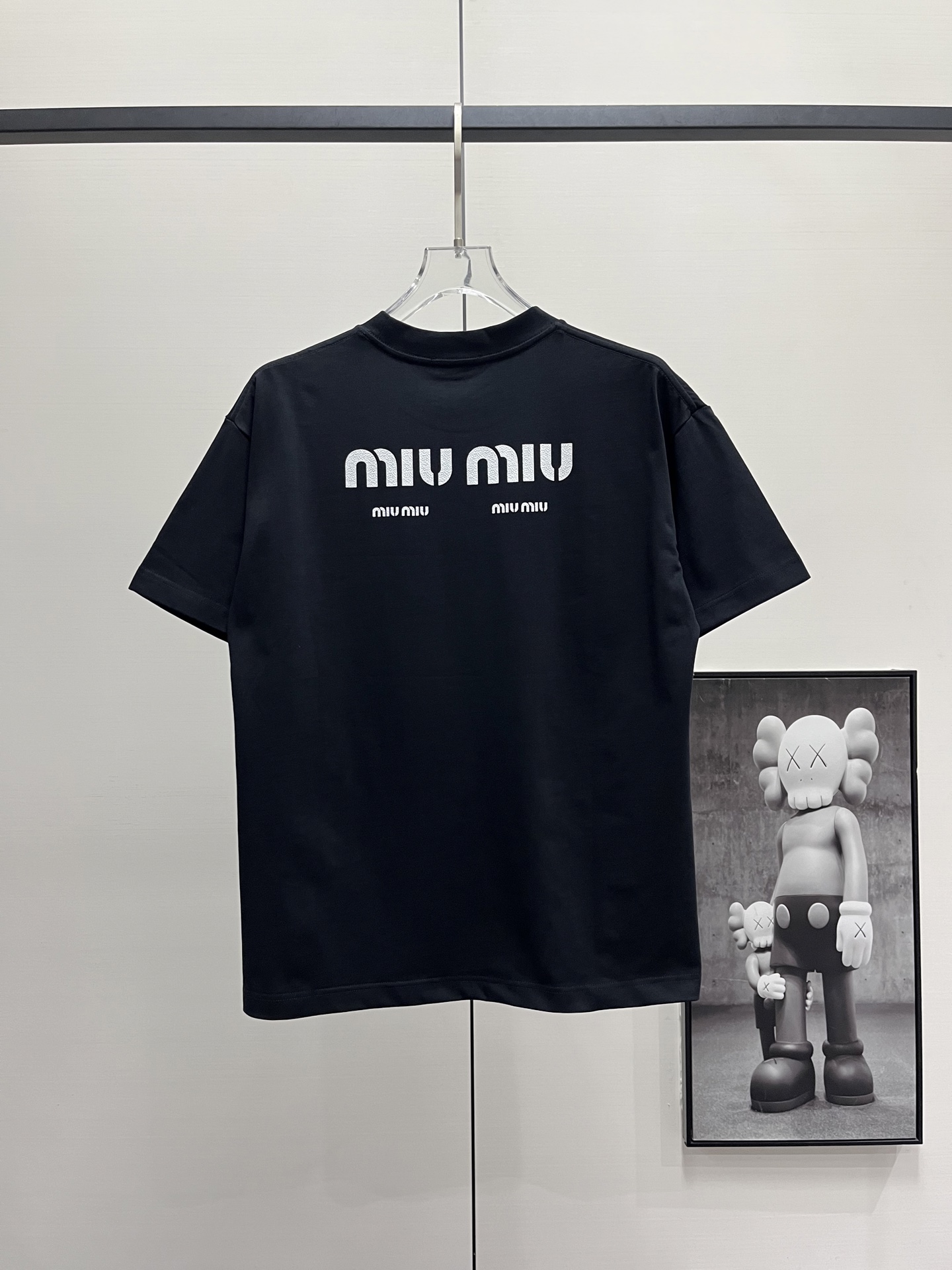 Miumiu/缪缪 25ss 压胶字母Logo短袖T恤