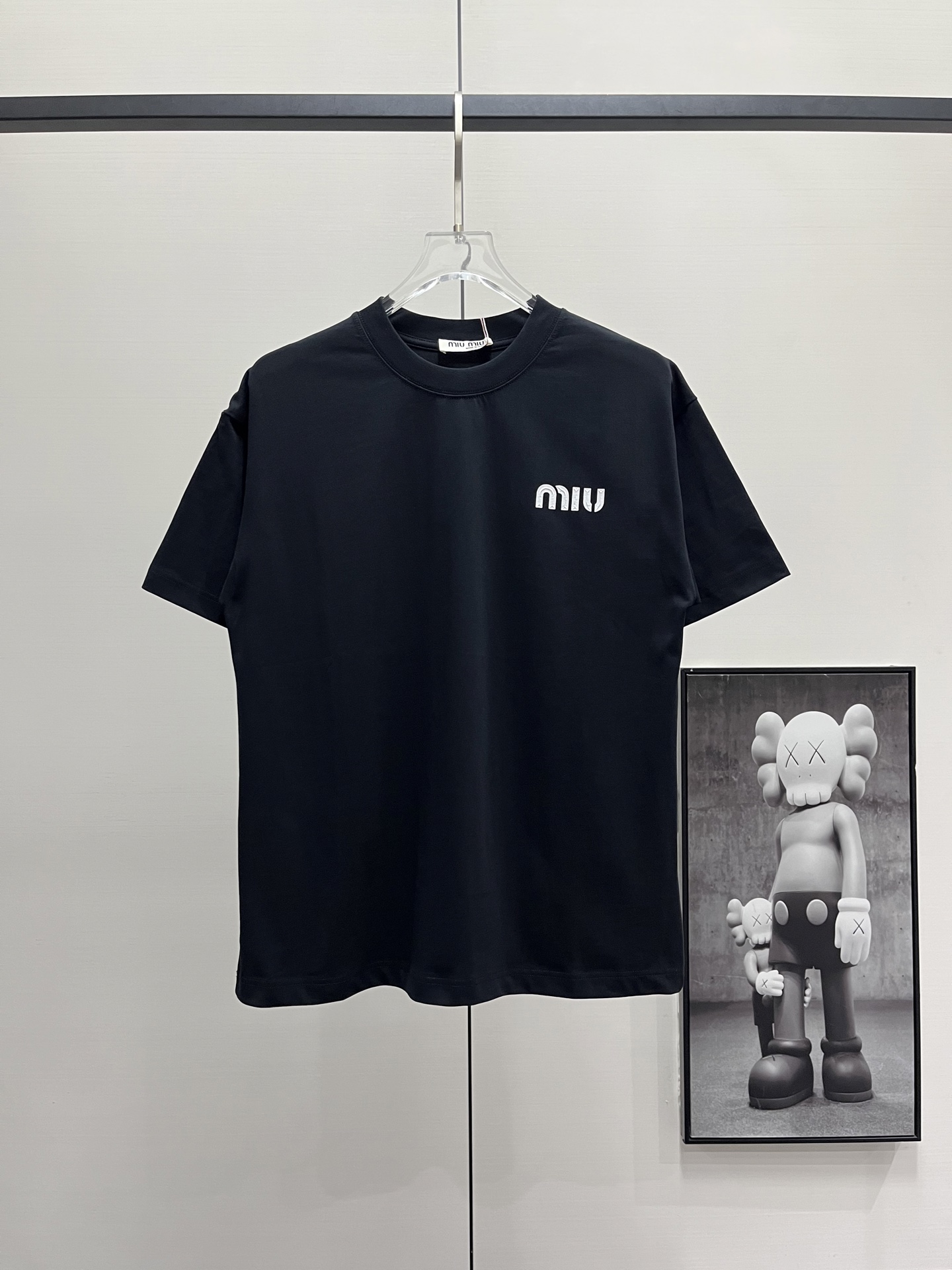 Miumiu/缪缪 25ss 压胶字母Logo短袖T恤