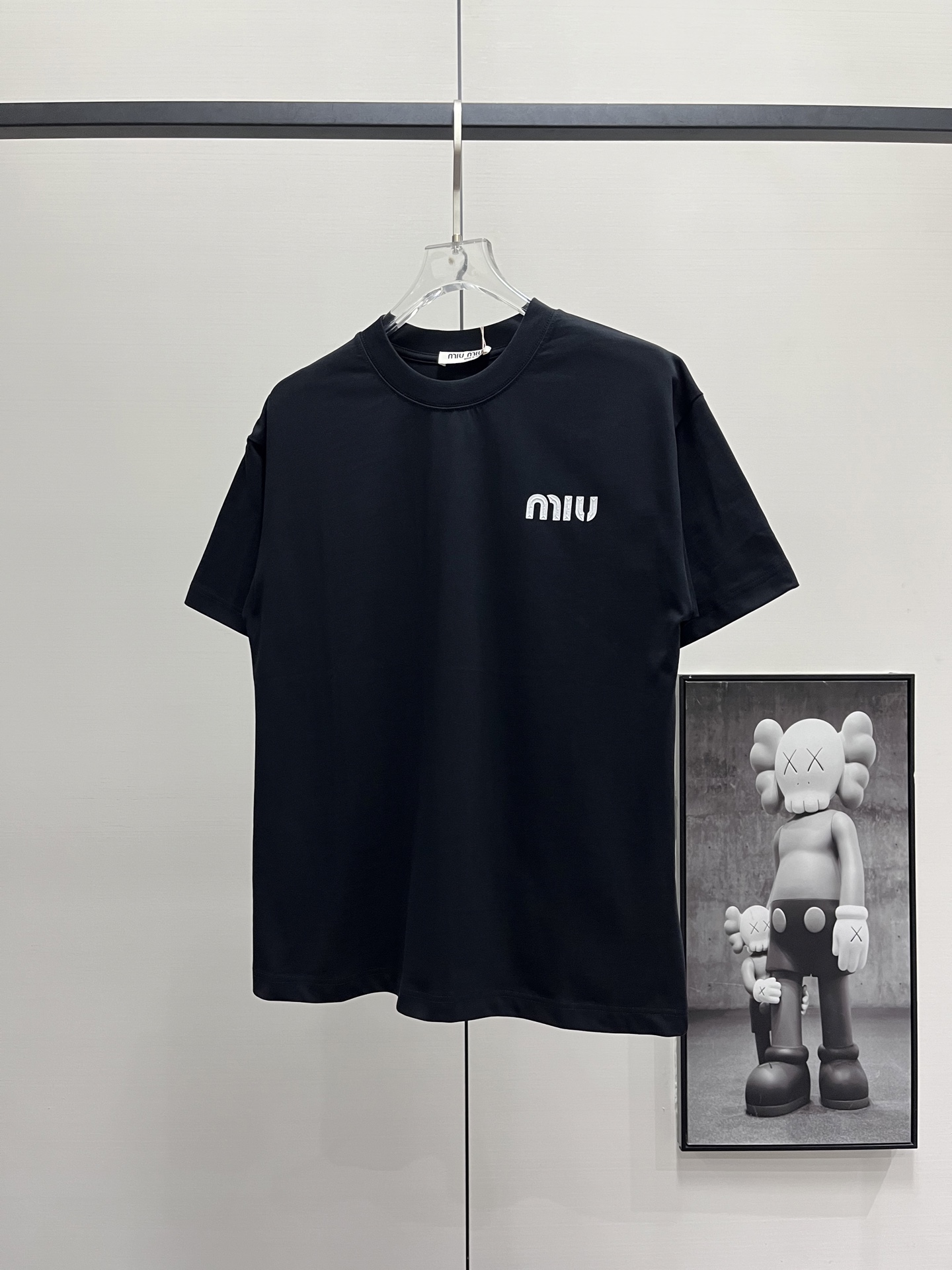 Miumiu/缪缪 25ss 压胶字母Logo短袖T恤