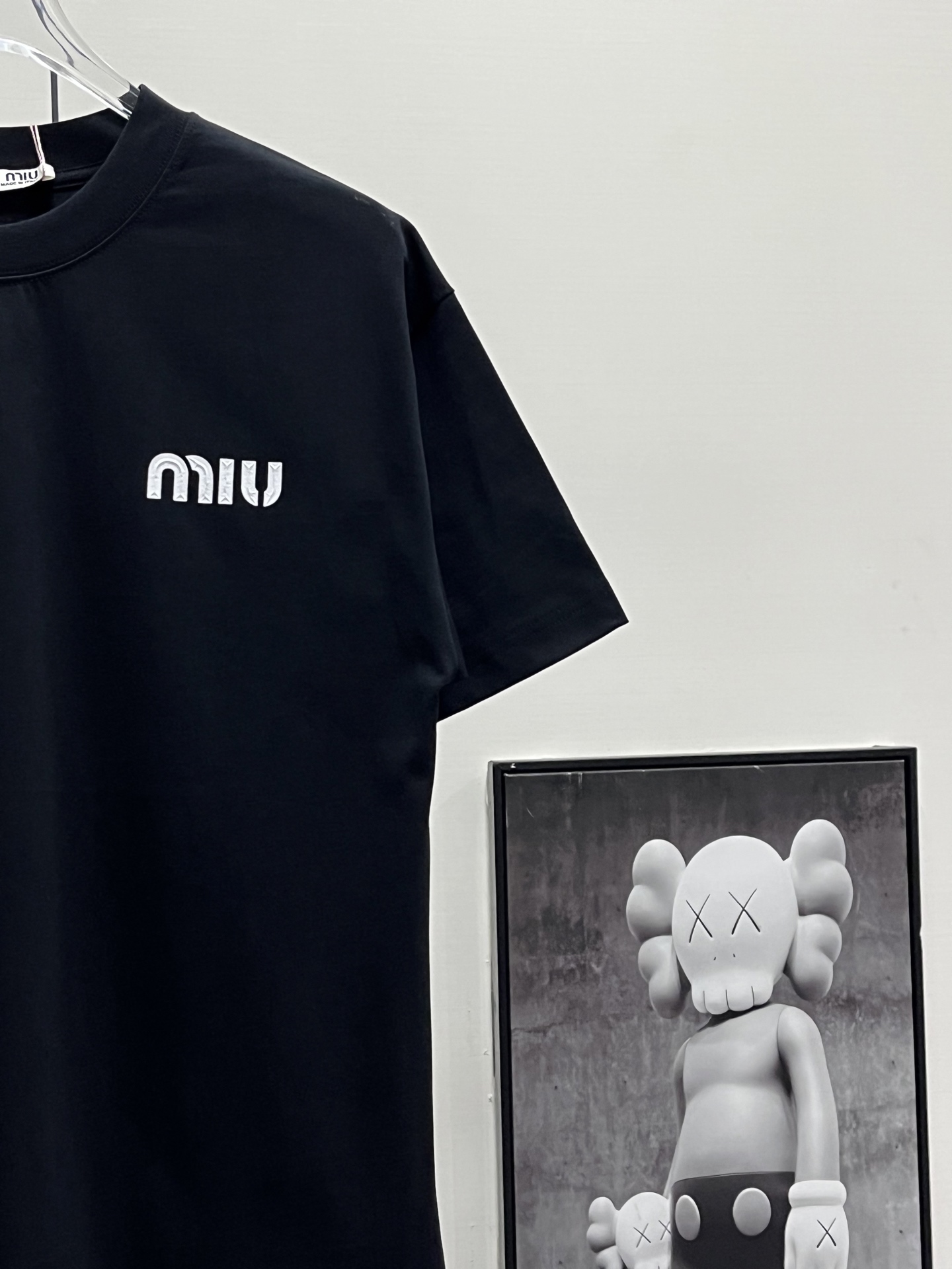 Miumiu/缪缪 25ss 压胶字母Logo短袖T恤