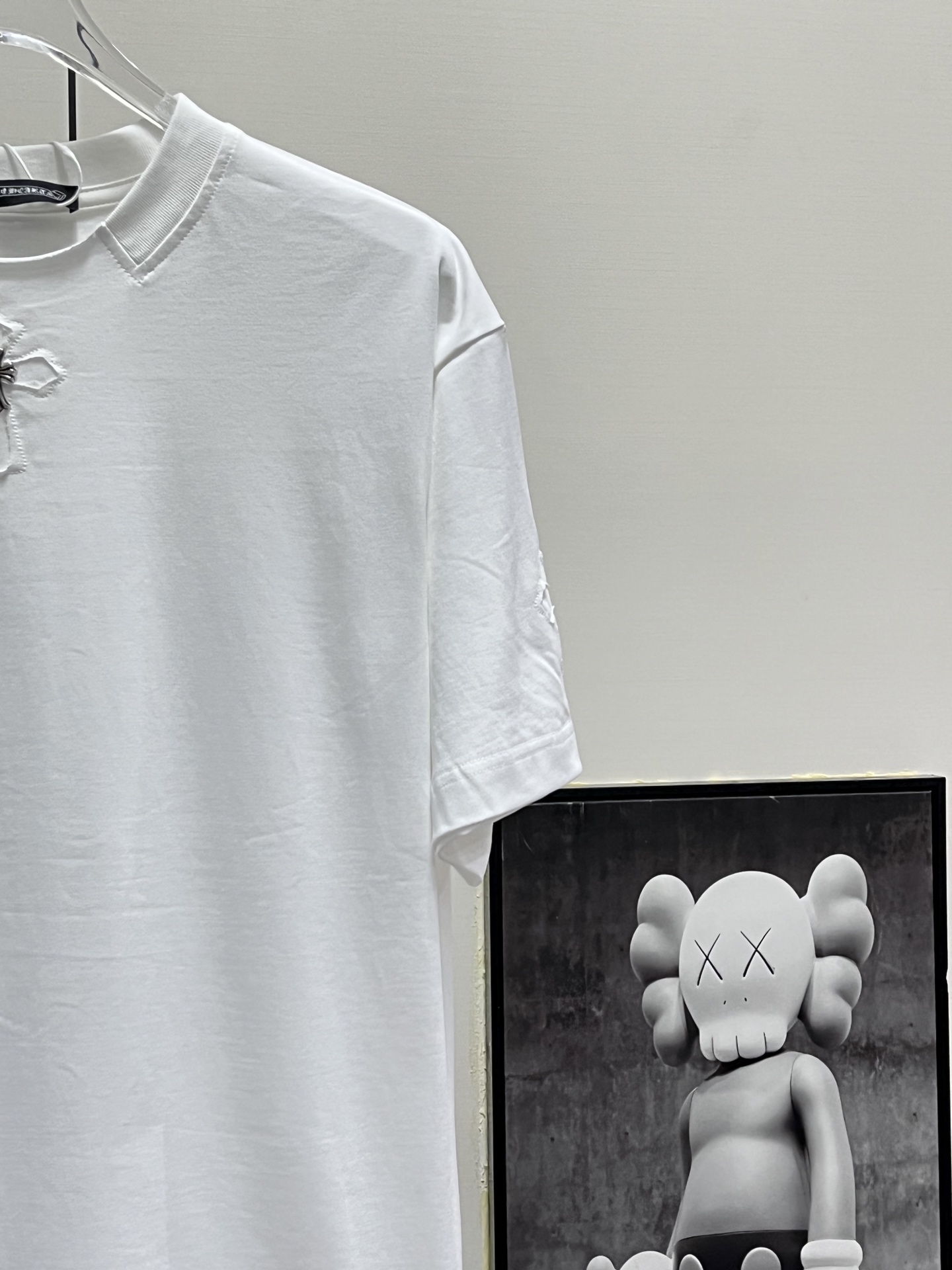 ChromeHearts/克罗心 十字架刺绣logo纯棉短袖