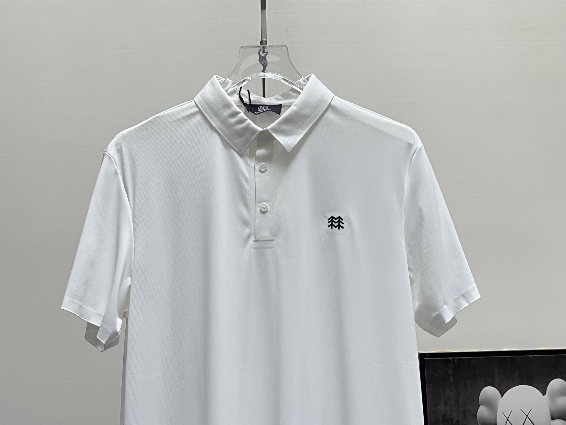 kolon Sport/可隆 SECO系列冰丝速干UPF80+刺绣polo短袖 黑色 白色 卡其色