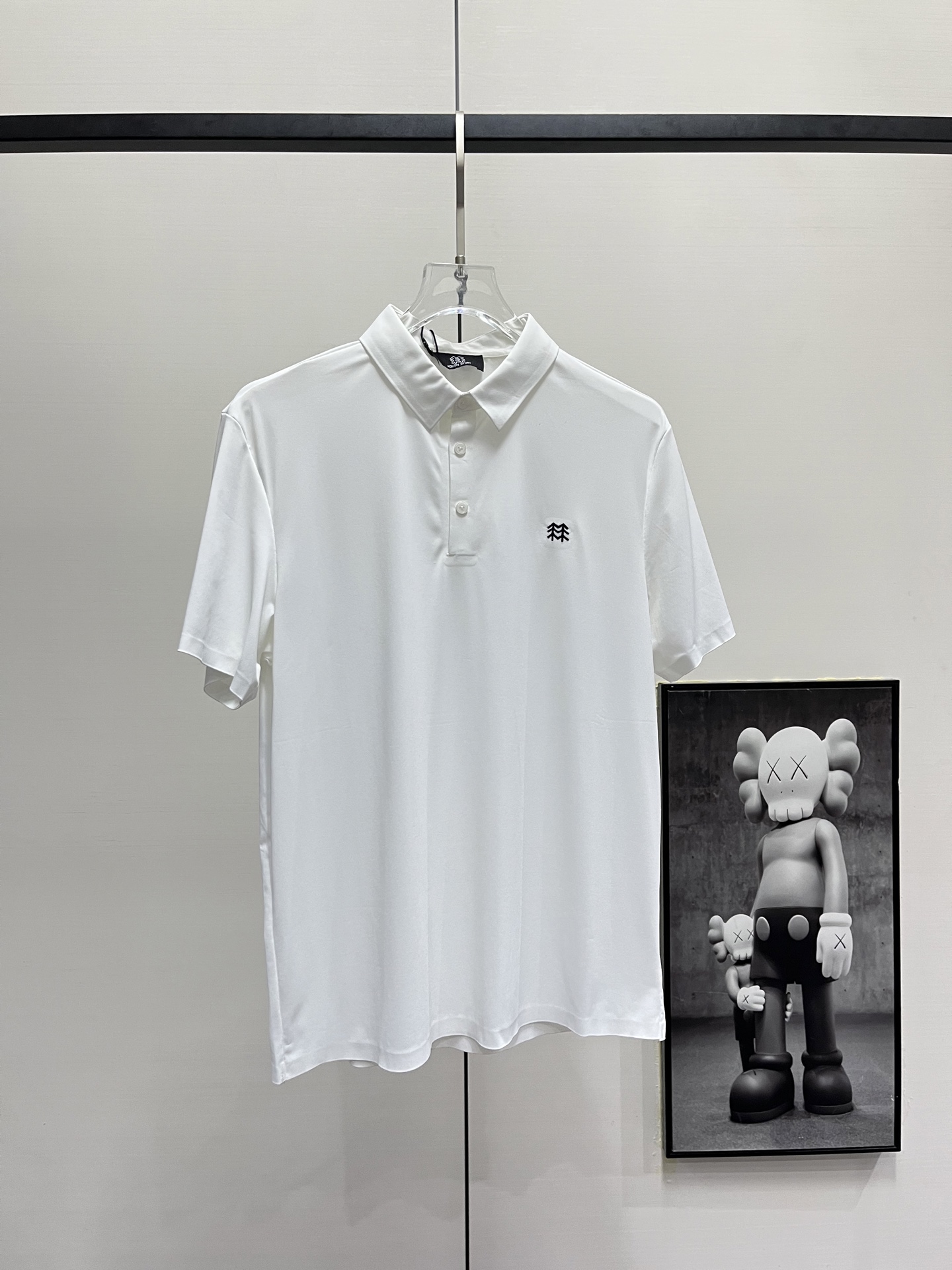 kolon Sport/可隆 SECO系列冰丝速干UPF80+刺绣polo短袖 黑色 白色 卡其色